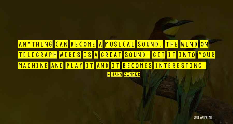 Harry Hoosier Quotes By Hans Zimmer Harry Hoosier Quotes By Hans Zimmer