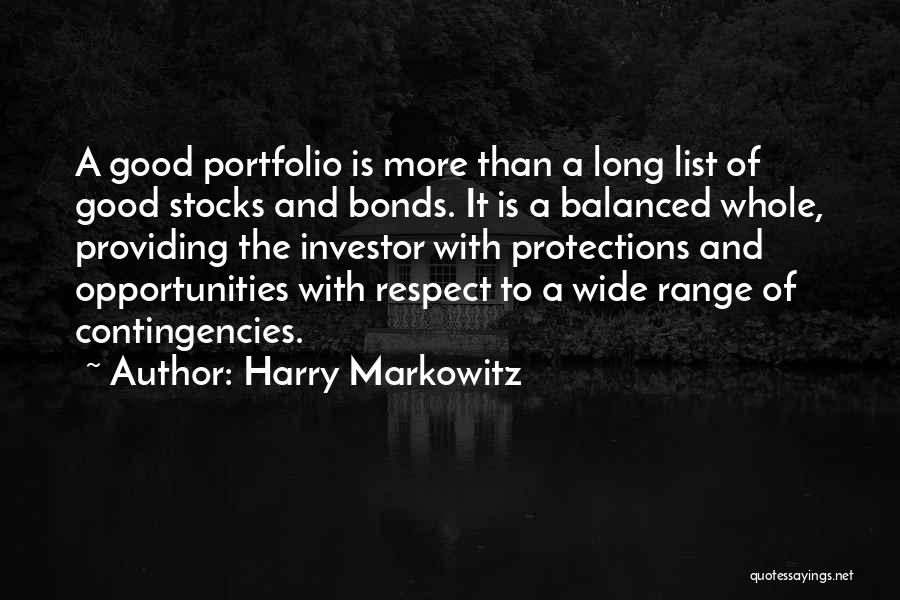 Harry Markowitz Quotes 1666066