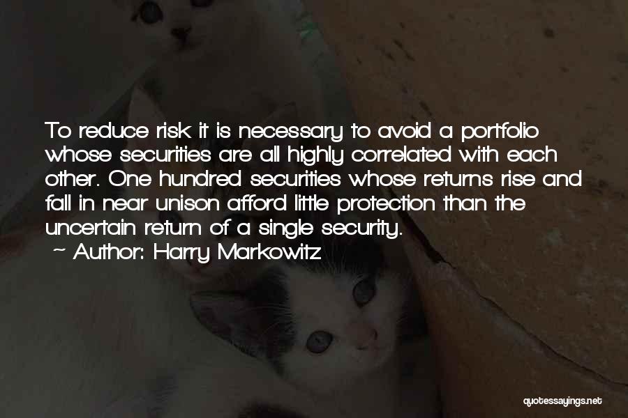 Harry Markowitz Quotes 1824594