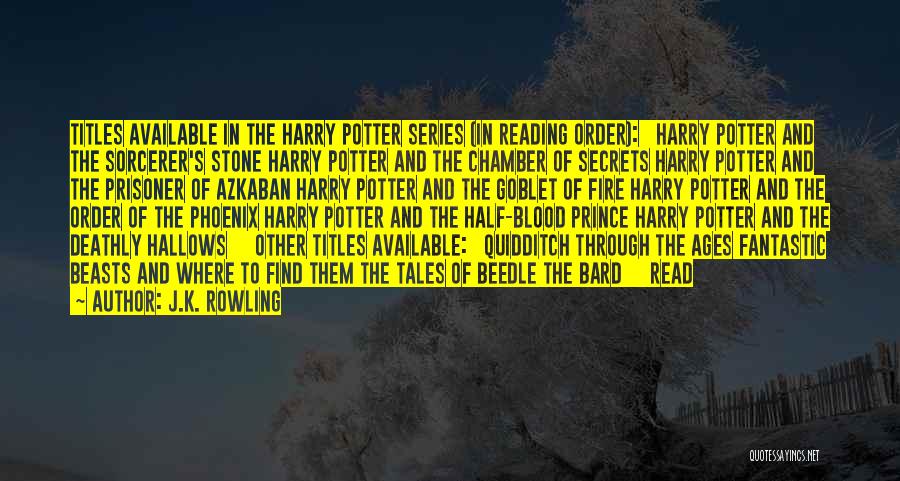 Harry Potter And The Goblet Of Fire Quotes By J.K. Rowling