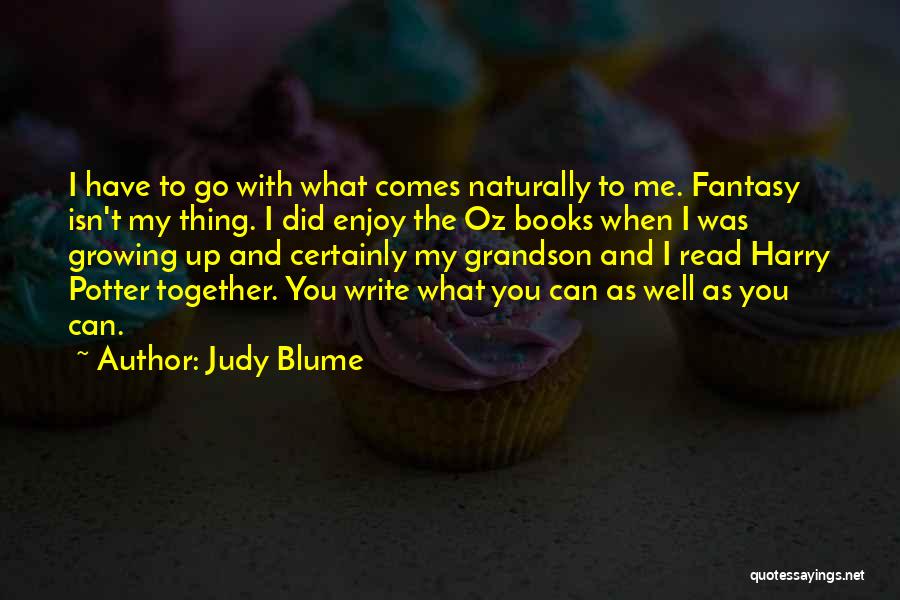 Harry Potter Books Quotes By Judy Blume