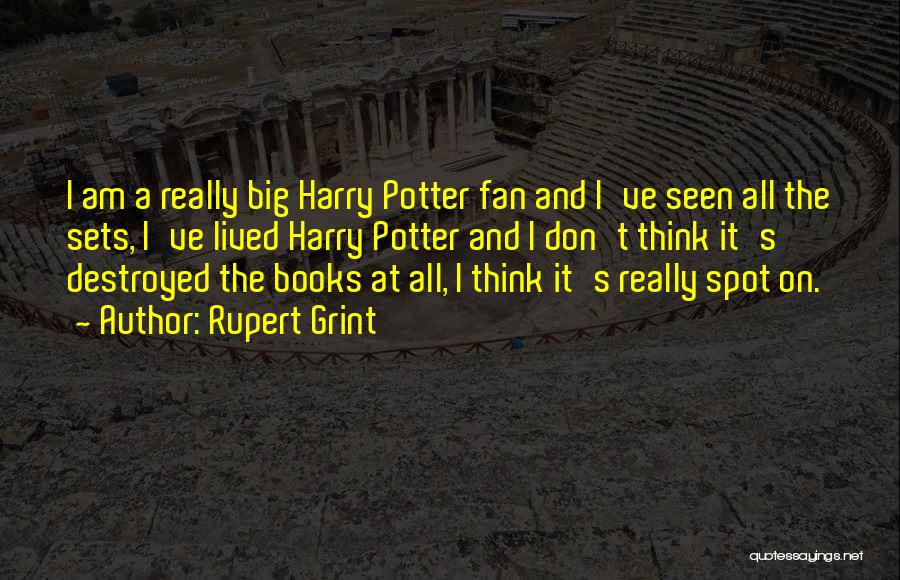 Harry Potter Books Quotes By Rupert Grint