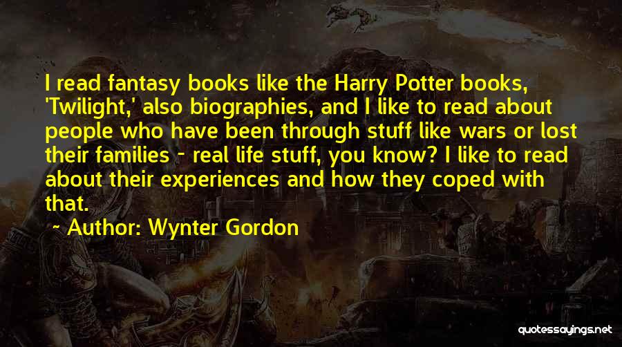 Harry Potter Books Quotes By Wynter Gordon