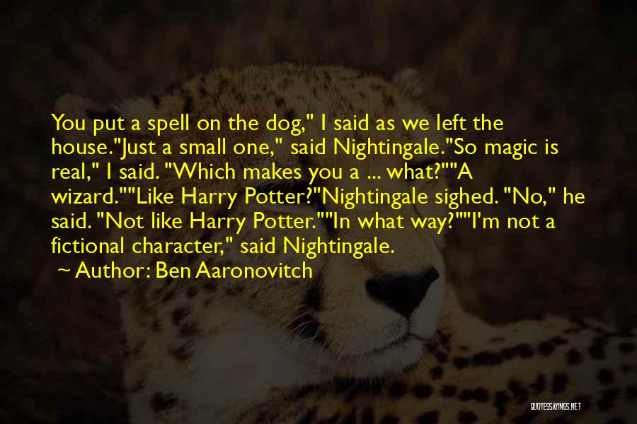 Harry Potter Magic Spell Quotes By Ben Aaronovitch