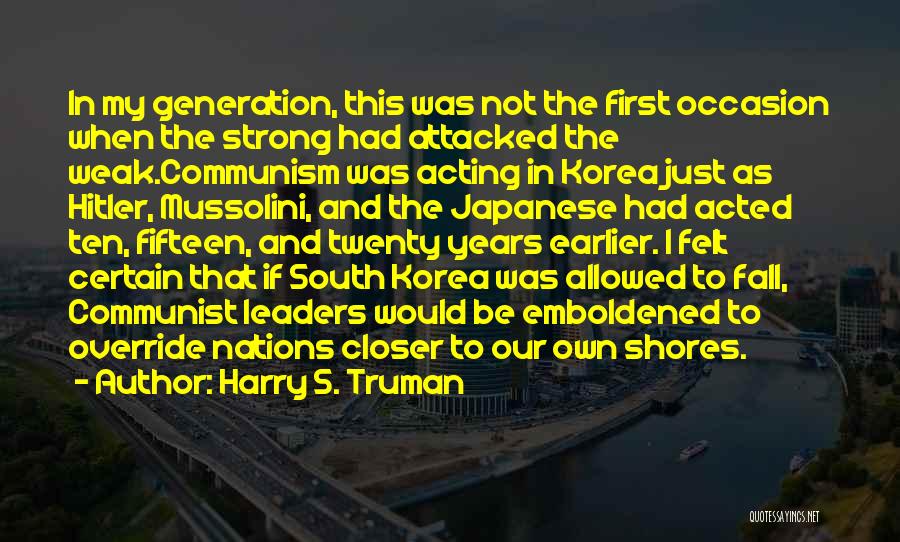 Harry S. Truman Quotes 1635795