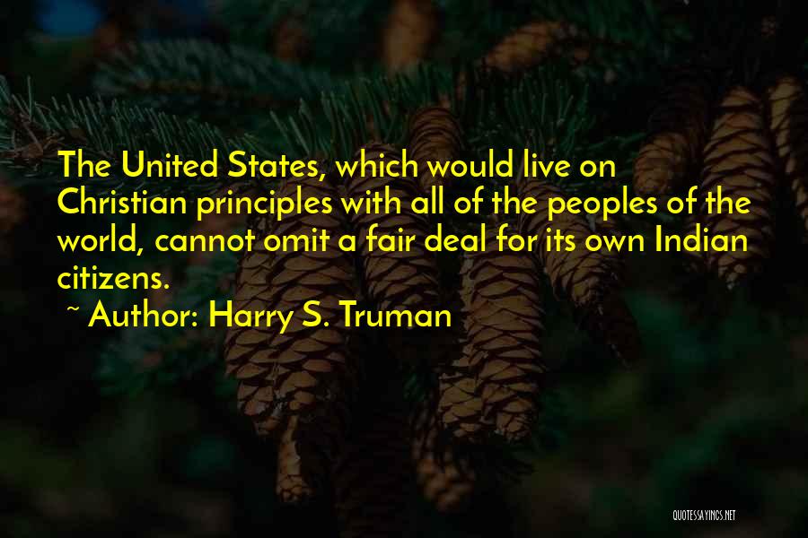 Harry S. Truman Quotes 908237