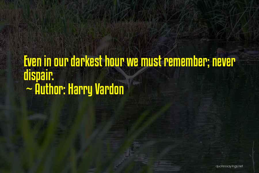Harry Vardon Quotes 501746