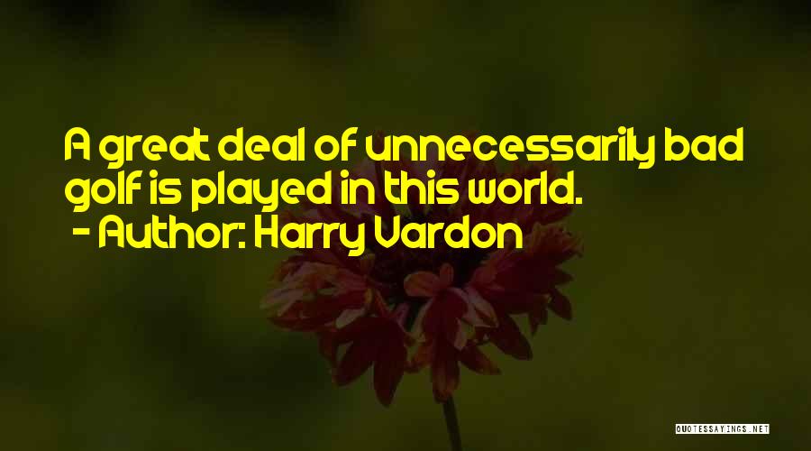 Harry Vardon Quotes 538392