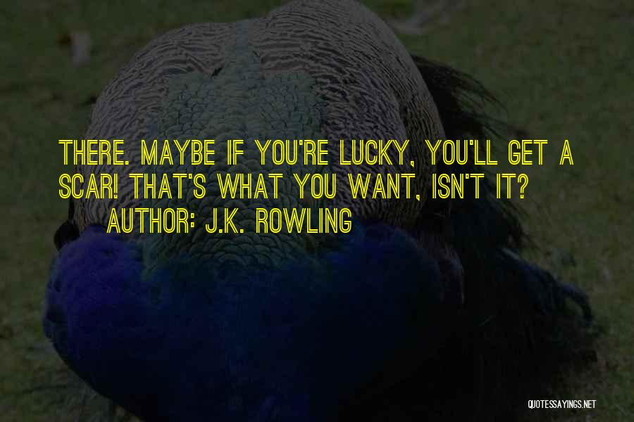 Harry's Scar Quotes By J.K. Rowling