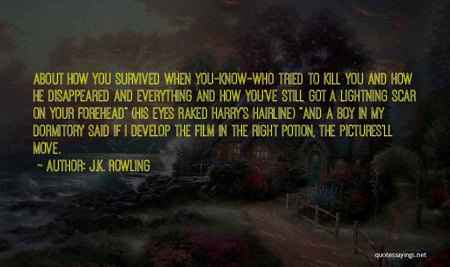 Harry's Scar Quotes By J.K. Rowling