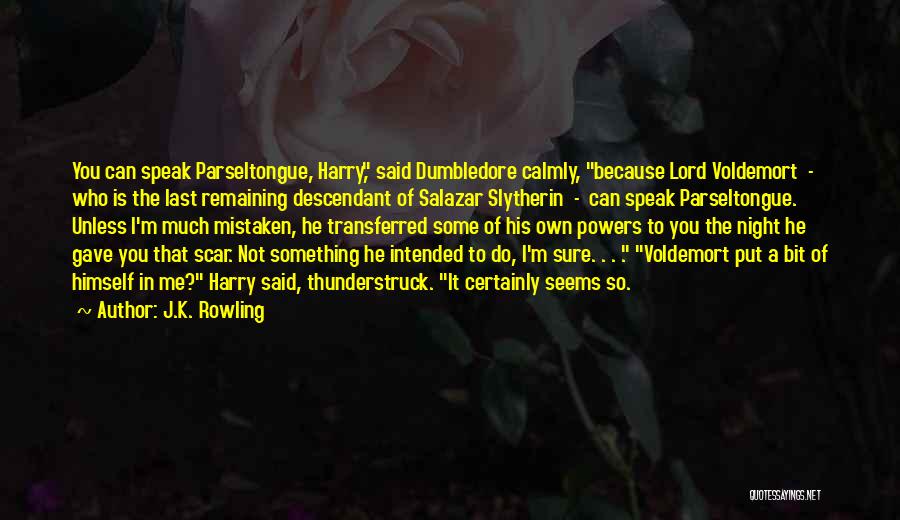 Harry's Scar Quotes By J.K. Rowling