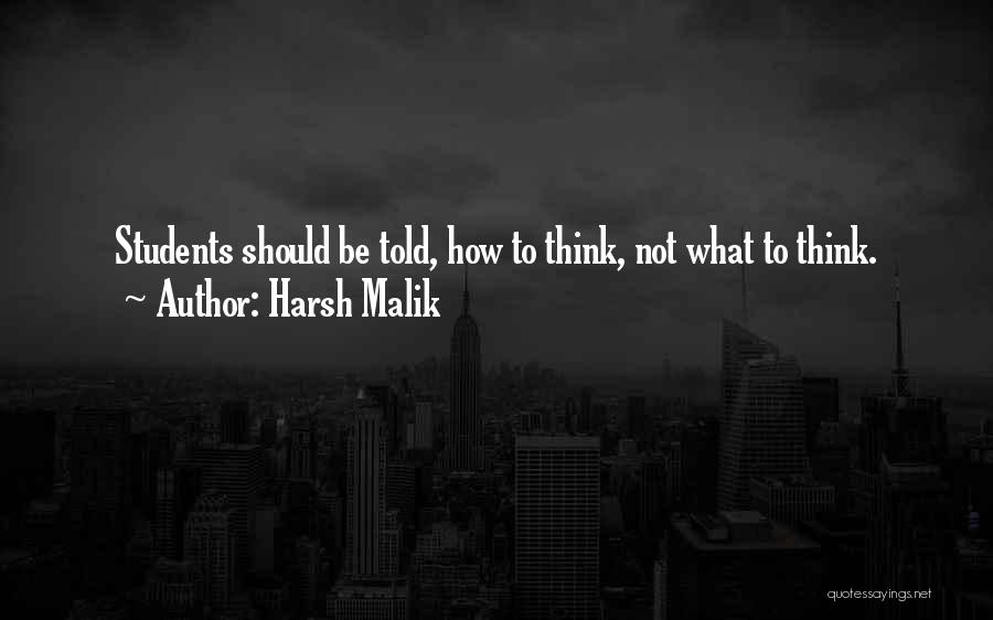 Harsh Malik Quotes 190658