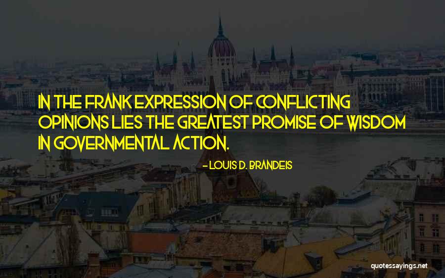 Hartmanns Procedure Quotes By Louis D. Brandeis Hartmanns Procedure Quotes By Louis D. Brandeis