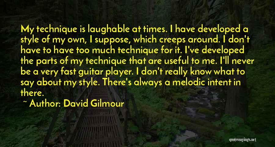 Haru Tsuritama Quotes By David Gilmour