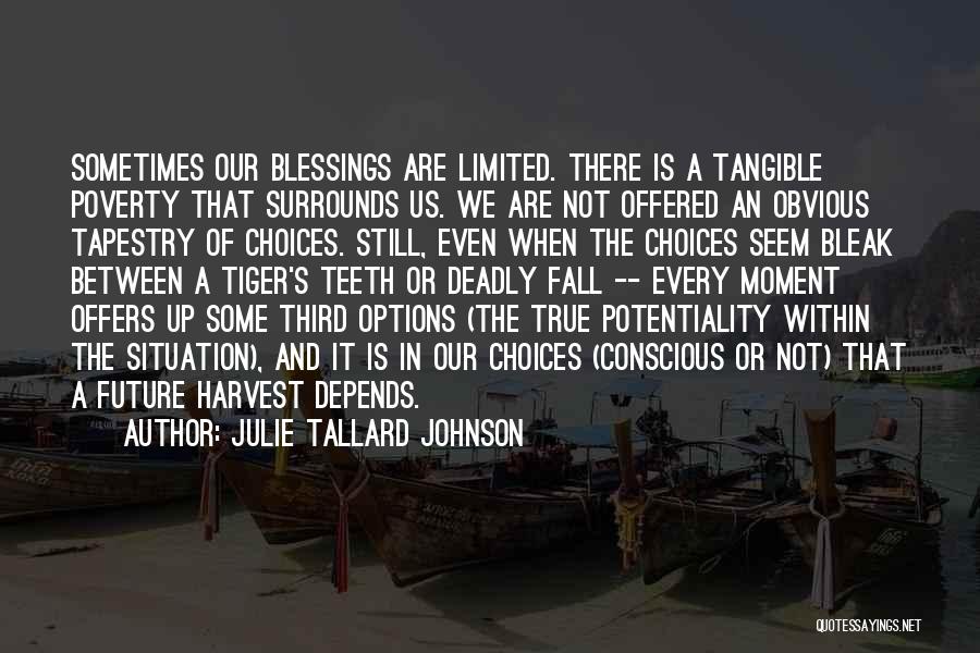 Harvest Blessings Quotes By Julie Tallard Johnson