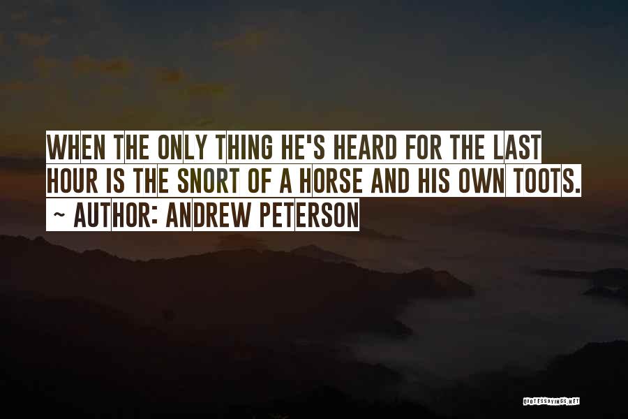 Harvest Or Autumn Quotes By Andrew Peterson