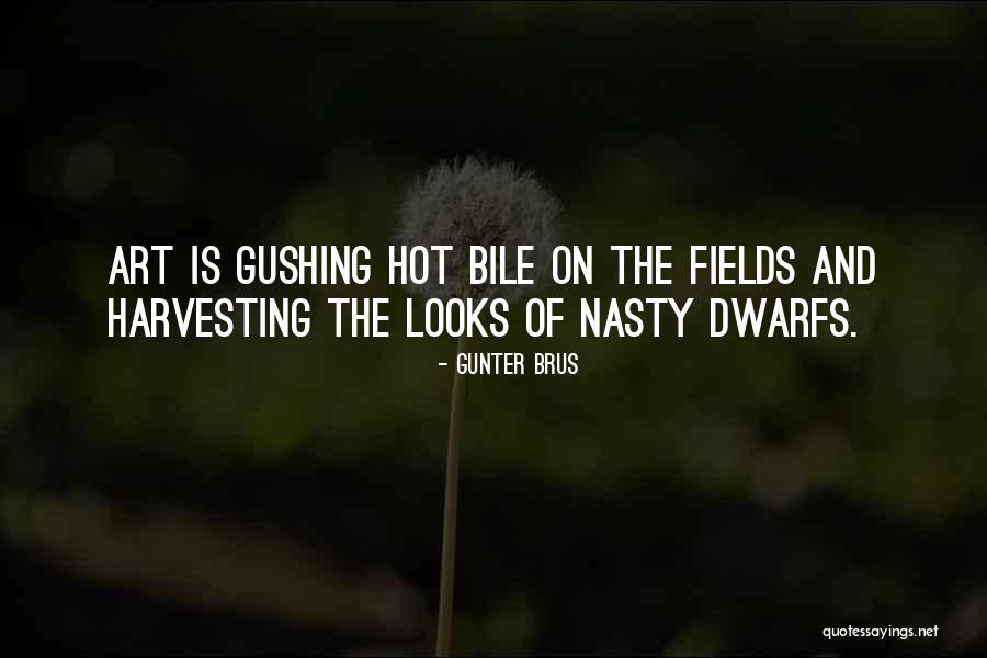 Harvesting Quotes By Gunter Brus