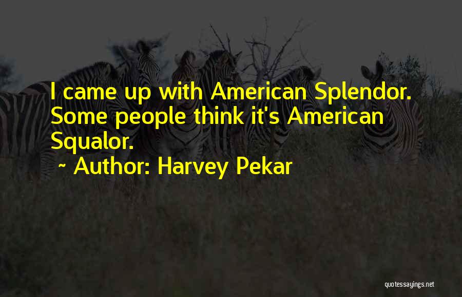 Harvey Pekar Quotes 1041322