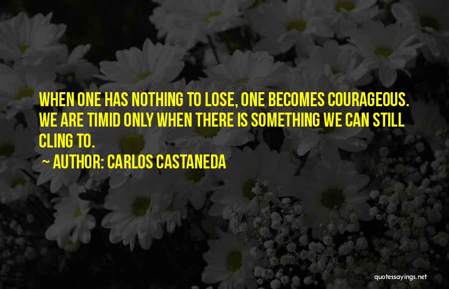 Has Nothing To Lose Quotes By Carlos Castaneda