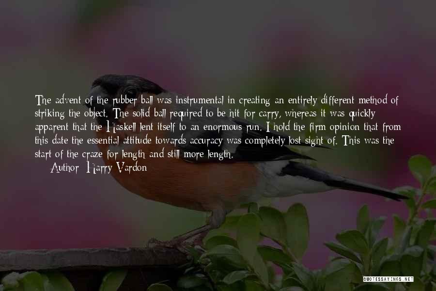 Haskell Quotes By Harry Vardon