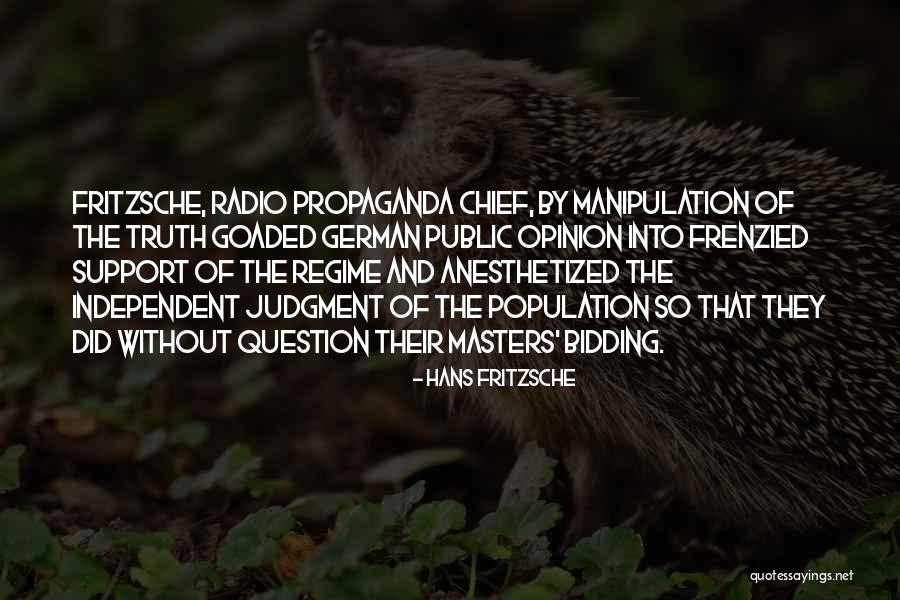 Haspel Cia Quotes By Hans Fritzsche Haspel Cia Quotes By Hans Fritzsche