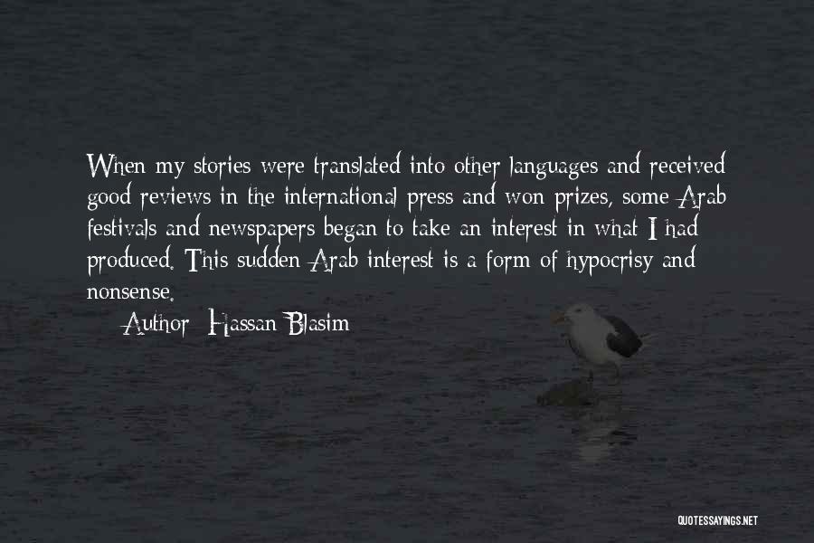 Hassan Blasim Quotes 1434584
