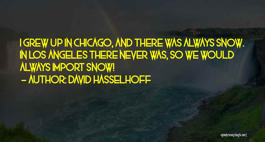 Hasselhoff Quotes By David Hasselhoff