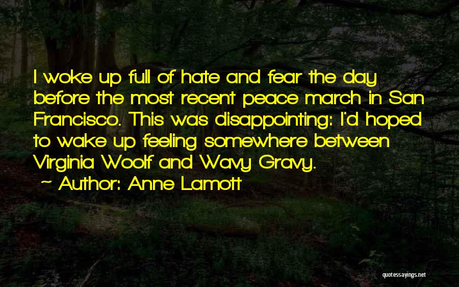 Hate And Fear Quotes By Anne Lamott