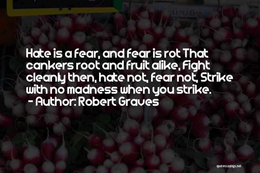 Hate And Fear Quotes By Robert Graves