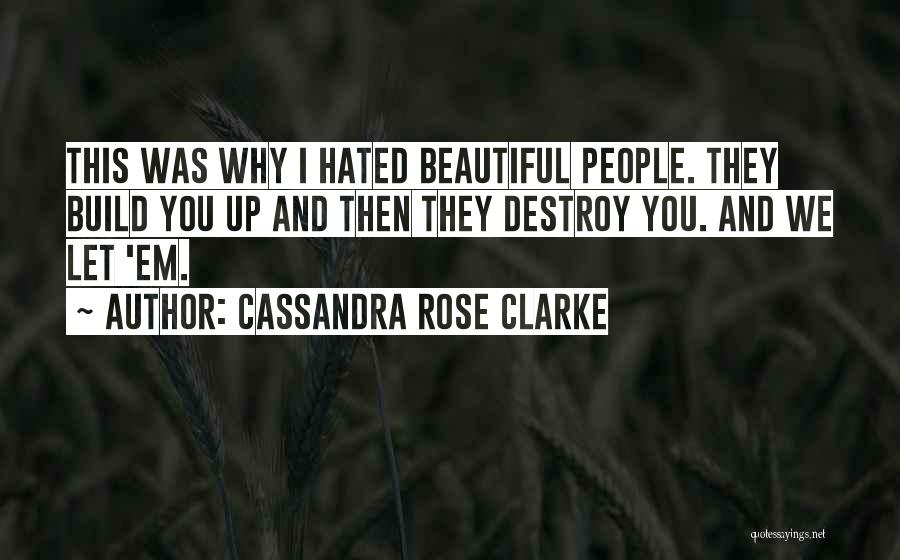 Hate Build Up Quotes By Cassandra Rose Clarke