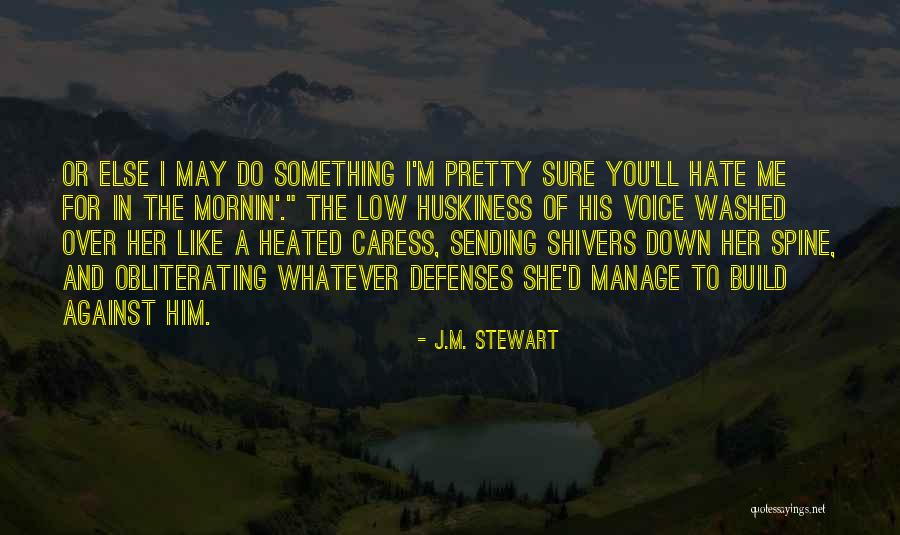 Hate Build Up Quotes By J.M. Stewart