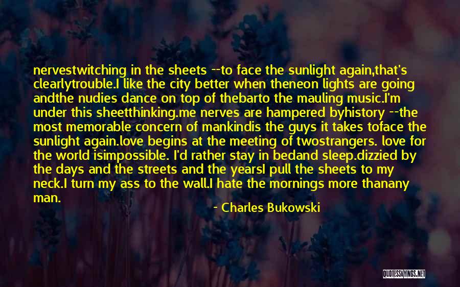 Hate Days Like This Quotes By Charles Bukowski