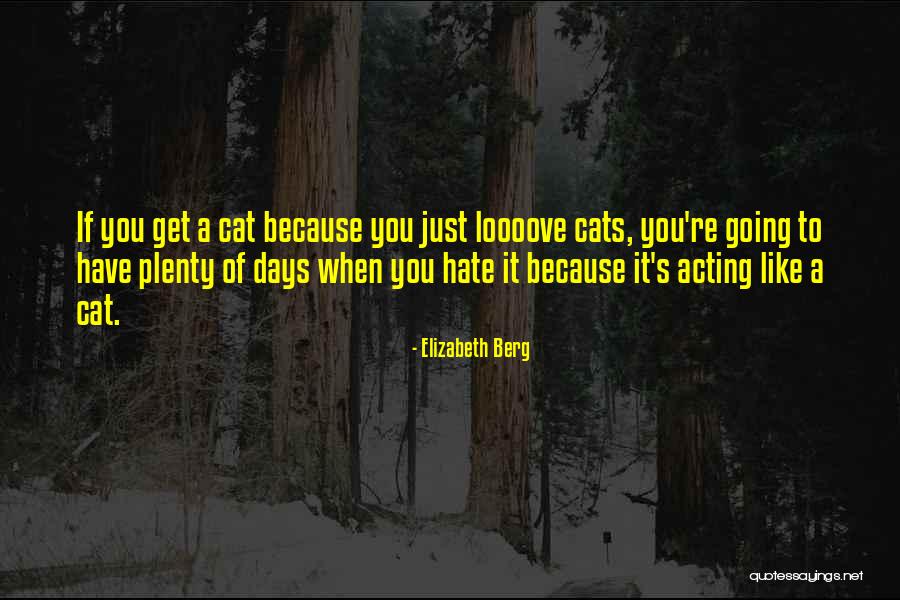 Hate Days Like This Quotes By Elizabeth Berg