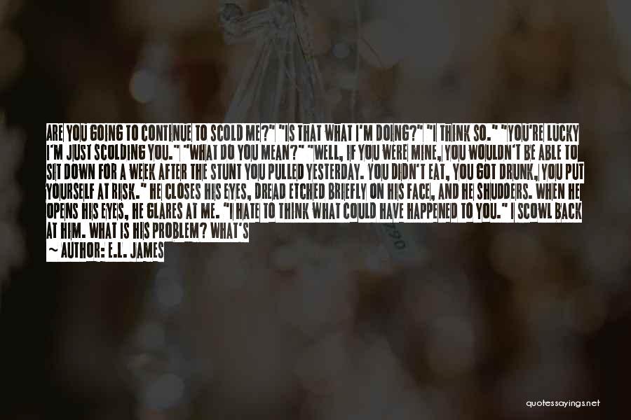 Hate Drunk Quotes By E.L. James