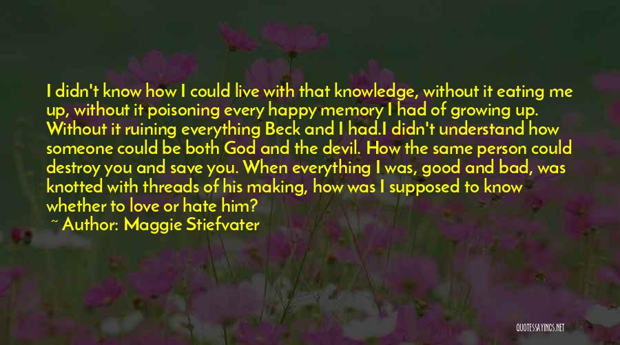 Hate How I Love You Quotes By Maggie Stiefvater