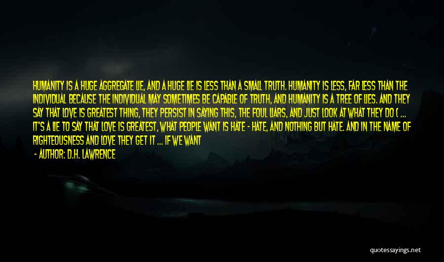 Hate Liars Quotes By D.H. Lawrence