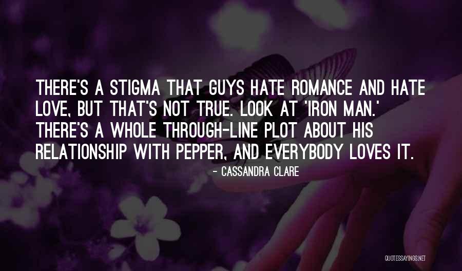 Hate Love One Line Quotes By Cassandra Clare