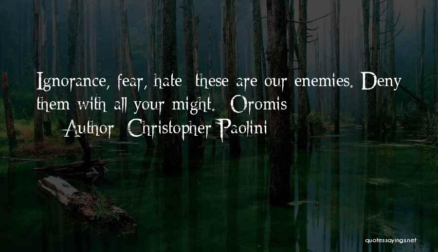 Hate My Attitude Quotes By Christopher Paolini