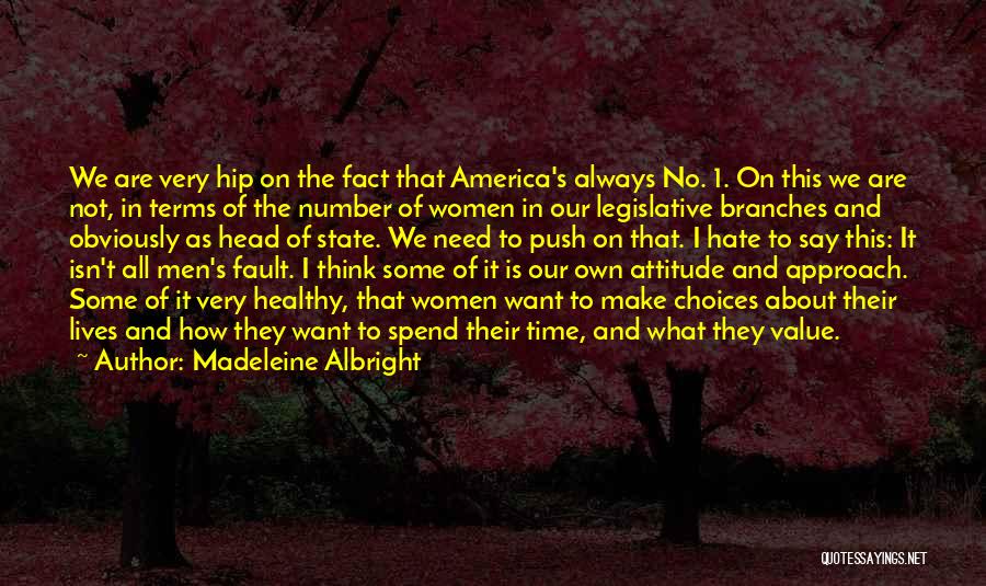 Hate My Attitude Quotes By Madeleine Albright