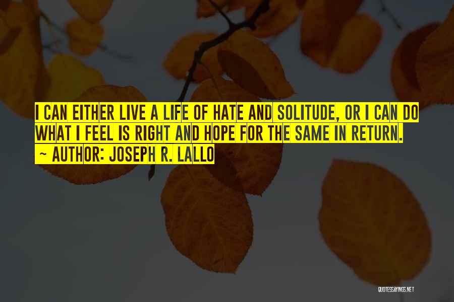 Hate My Life Right Now Quotes By Joseph R. Lallo