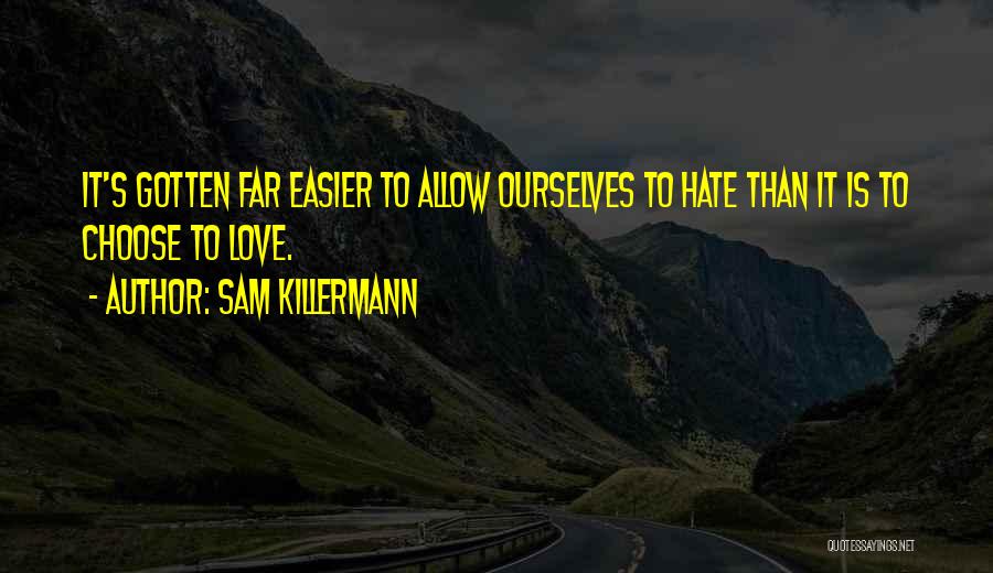 Hate N Love Quotes By Sam Killermann