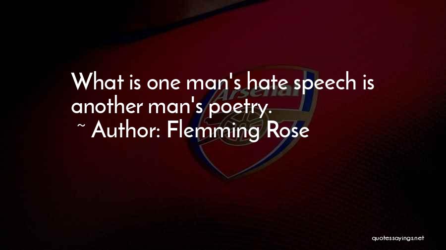 Hate Speech Quotes By Flemming Rose