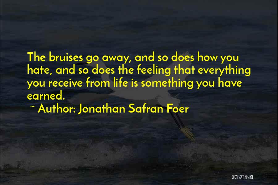 Hate That Feeling Quotes By Jonathan Safran Foer