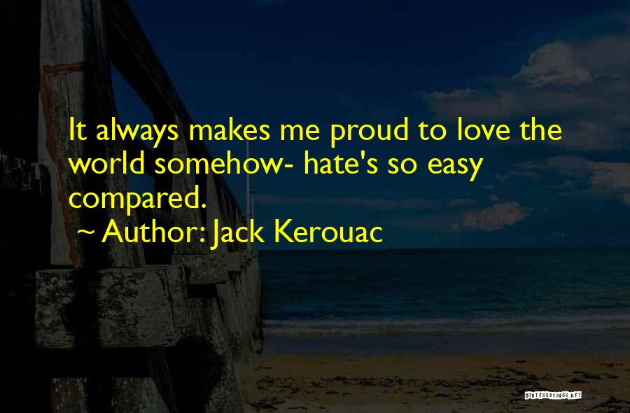 Hate The World Quotes By Jack Kerouac