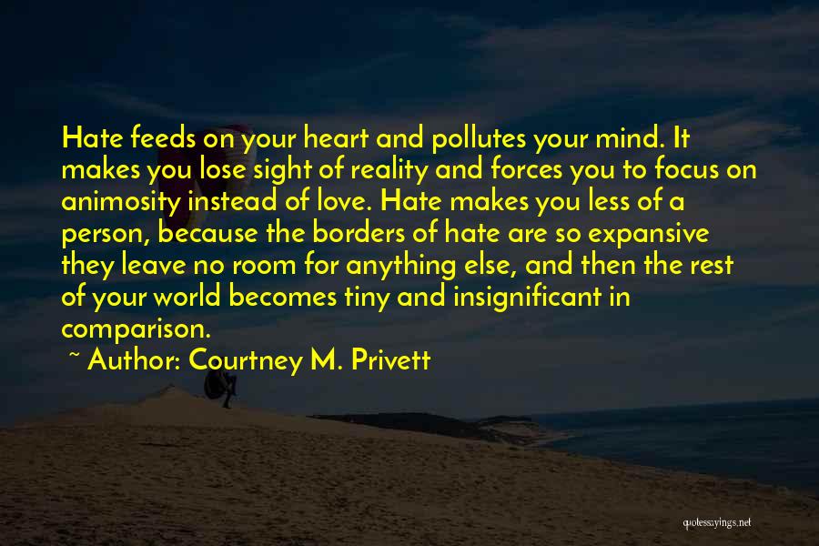 Hate To Lose Quotes By Courtney M. Privett