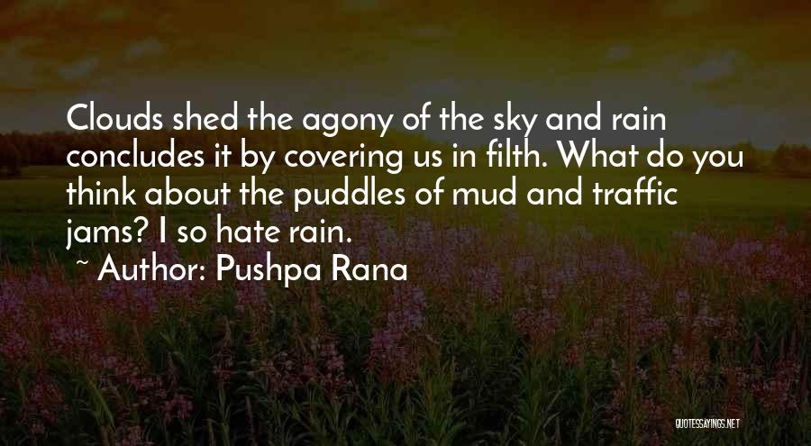 Hate Traffic Quotes By Pushpa Rana