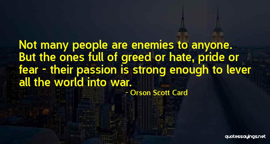 Hate War Quotes By Orson Scott Card Hate War Quotes By Orson Scott Card