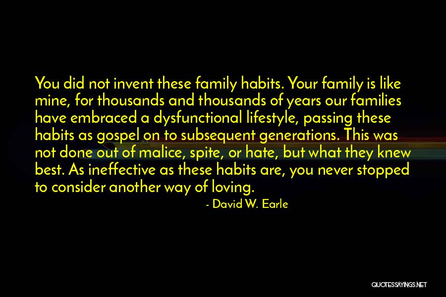 Hate What You Did Quotes By David W. Earle Hate What You Did Quotes By David W. Earle