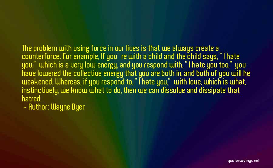 Hate What You Love Quotes By Wayne Dyer