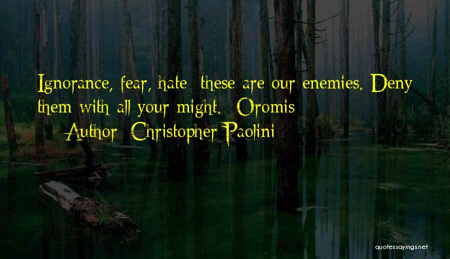 Hate You Attitude Quotes By Christopher Paolini